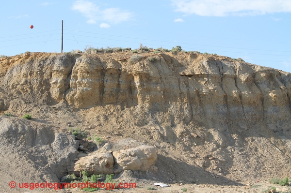 Almond formation north of Rock Springs, western half of Rock Springs uplift, Wyoming
