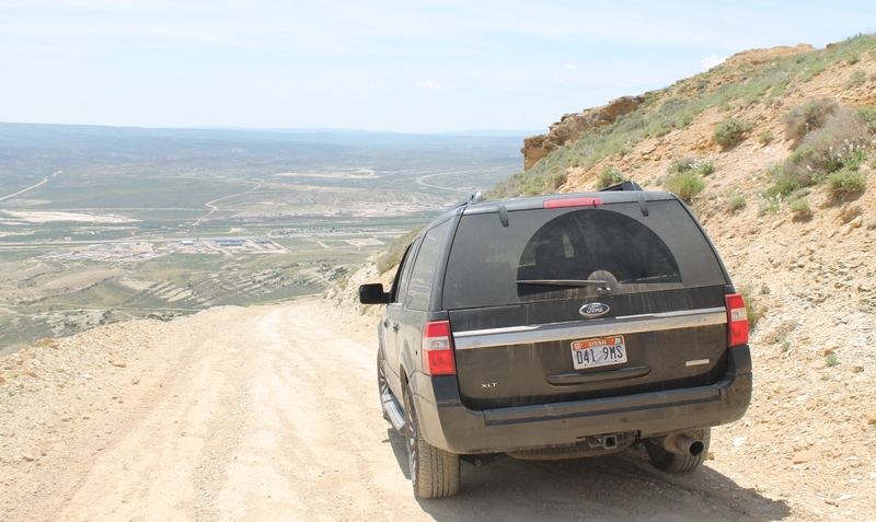 White Mountain above Rock Springs, Wyoming-Green River formation