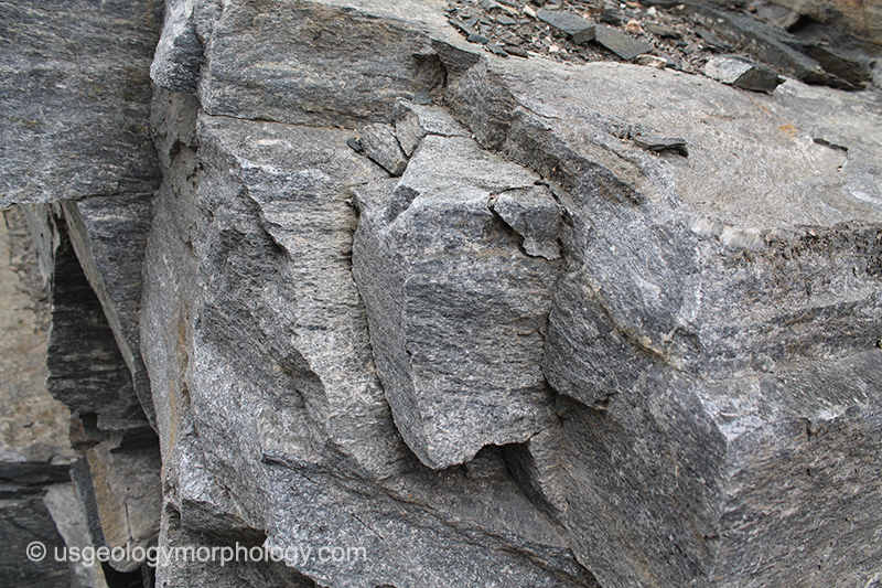 Fine-grained Archean plagioclase-hornblende amphibolite in the Wind River canyon