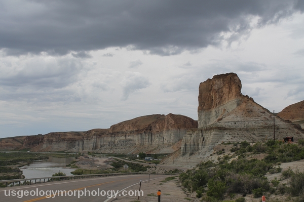 Green River basin: Tollgate Rock and Palisades near Green River, Wyoming